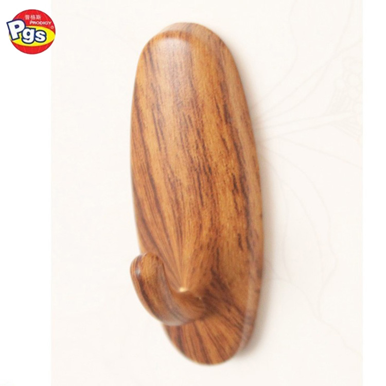removable plastic wood printing hanging sticky wall hook