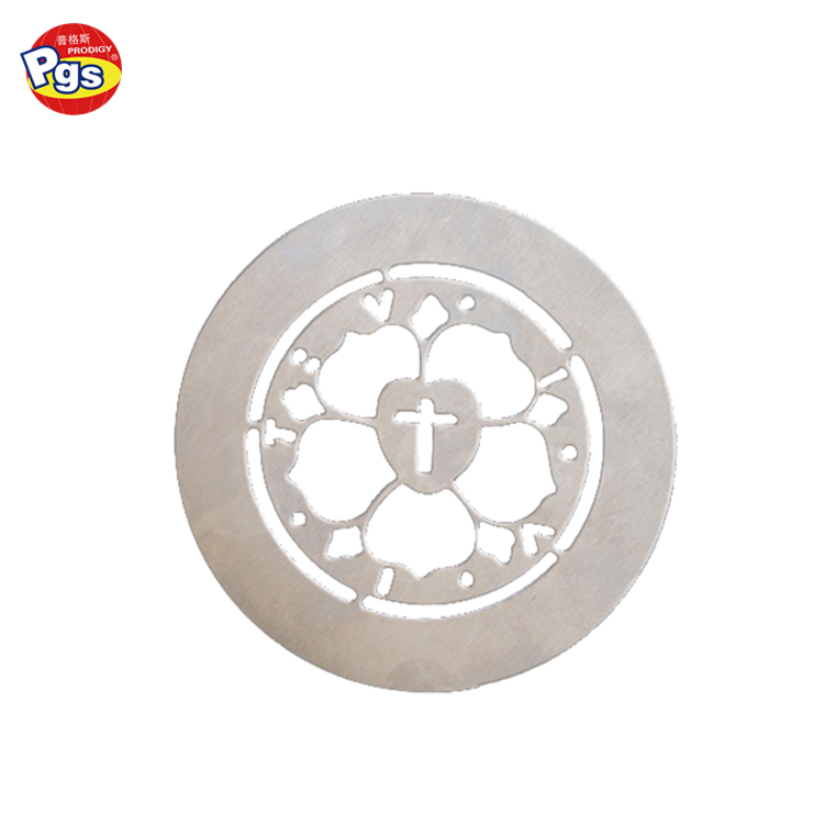 100mm Round shape 430 stainless steel coffee stencil