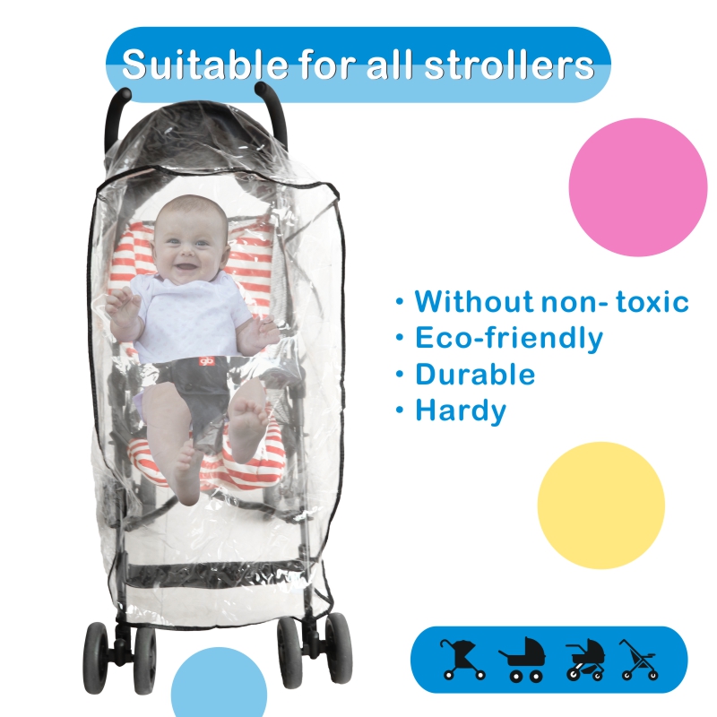 Stroller Rain Cover With Zipper