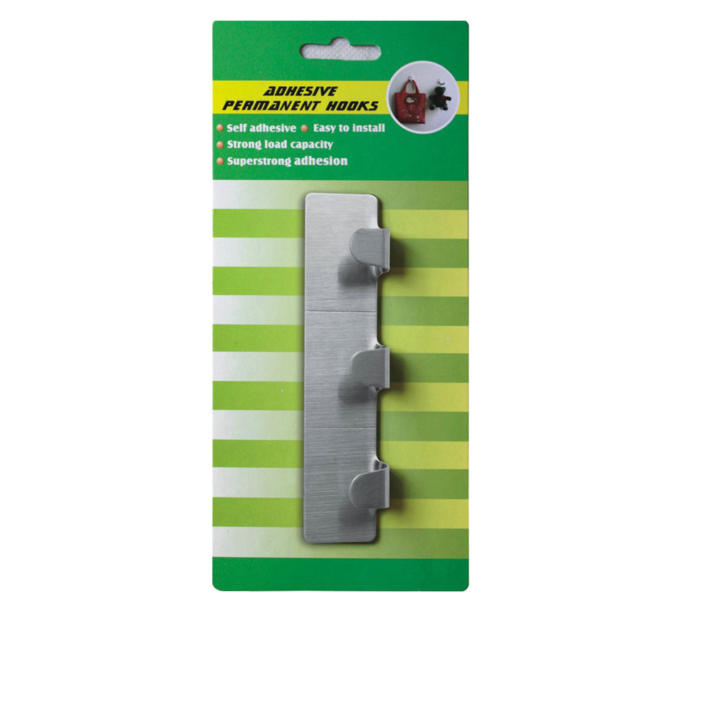 adhesive metal hook