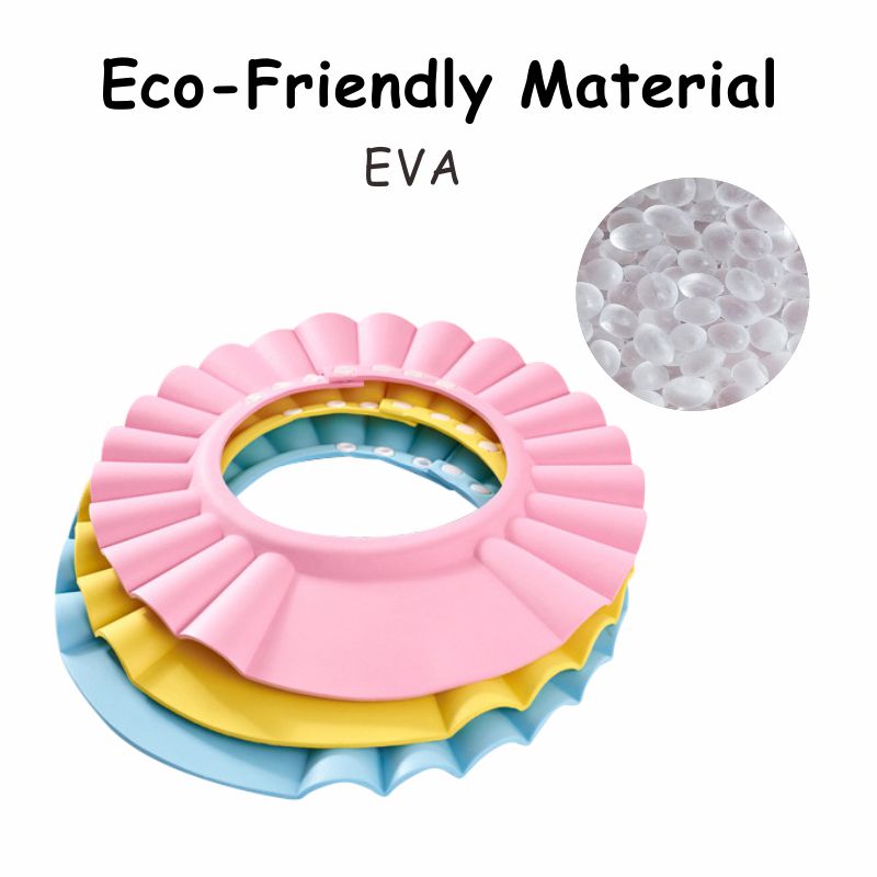 eva plastic baby shampoo hat