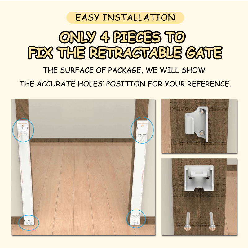 Wholesale Extra Wide Retractable Mesh Safety Barrier Baby Gate Manufacturer