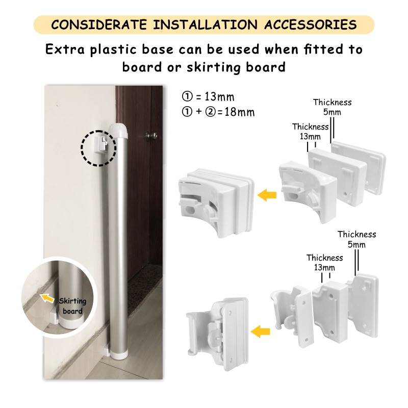 Wholesale Extra Wide Retractable Mesh Safety Barrier Baby Gate Manufacturer