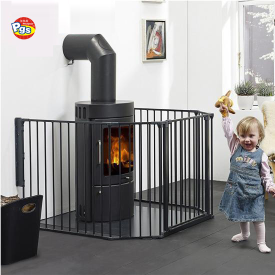 kids fireplace fence