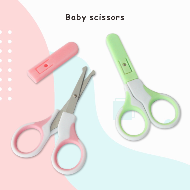 plastic baby nail scissors
