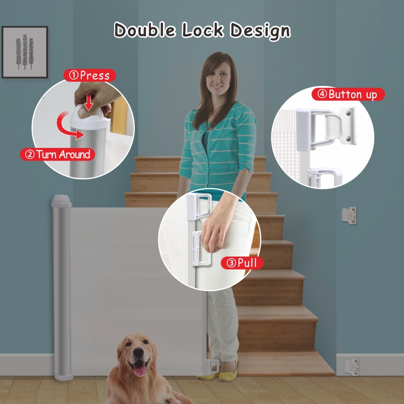 retractable baby gate