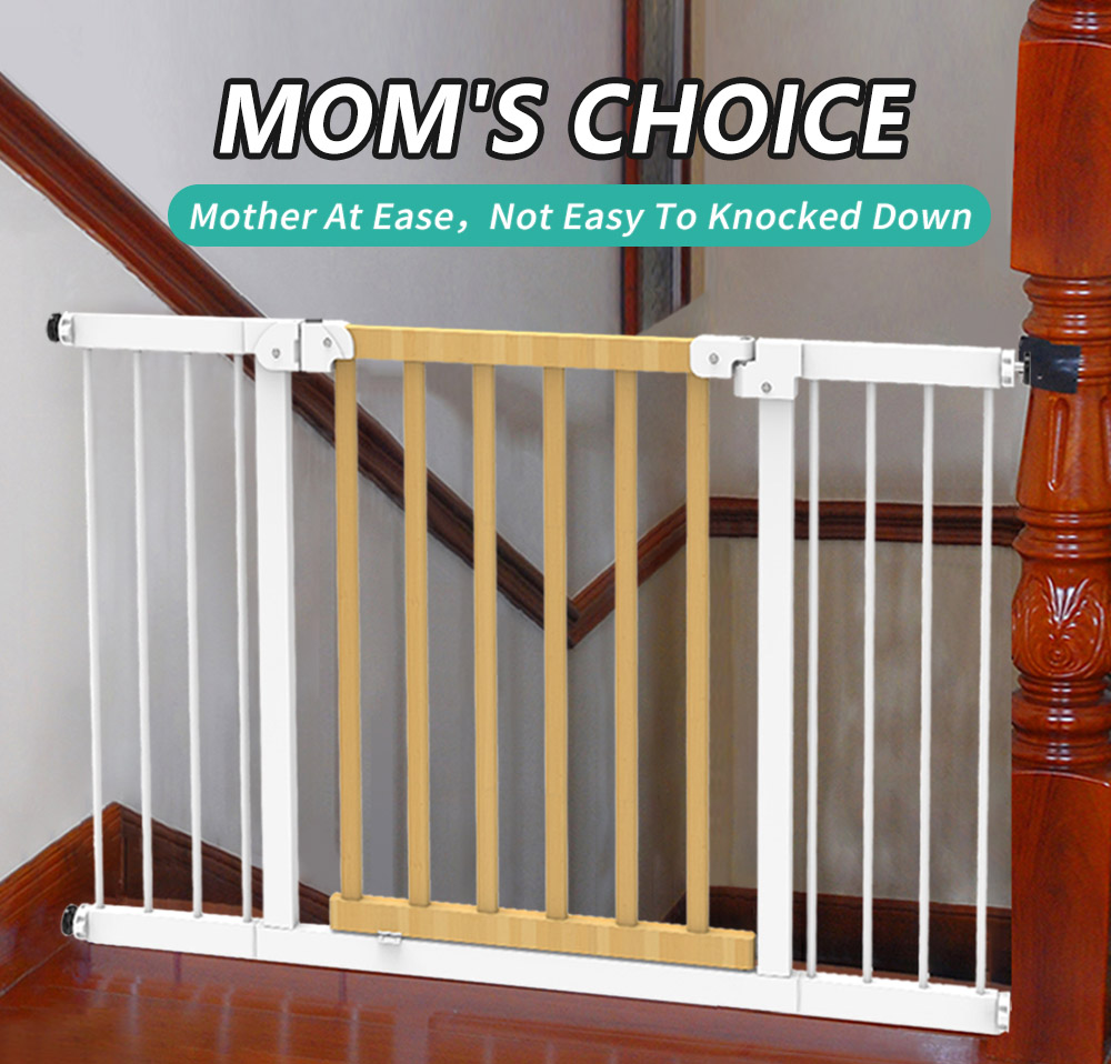 wooden baby gate