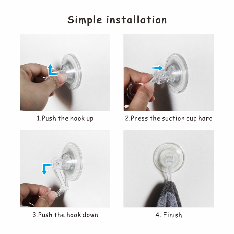 removable suction plastic hanger