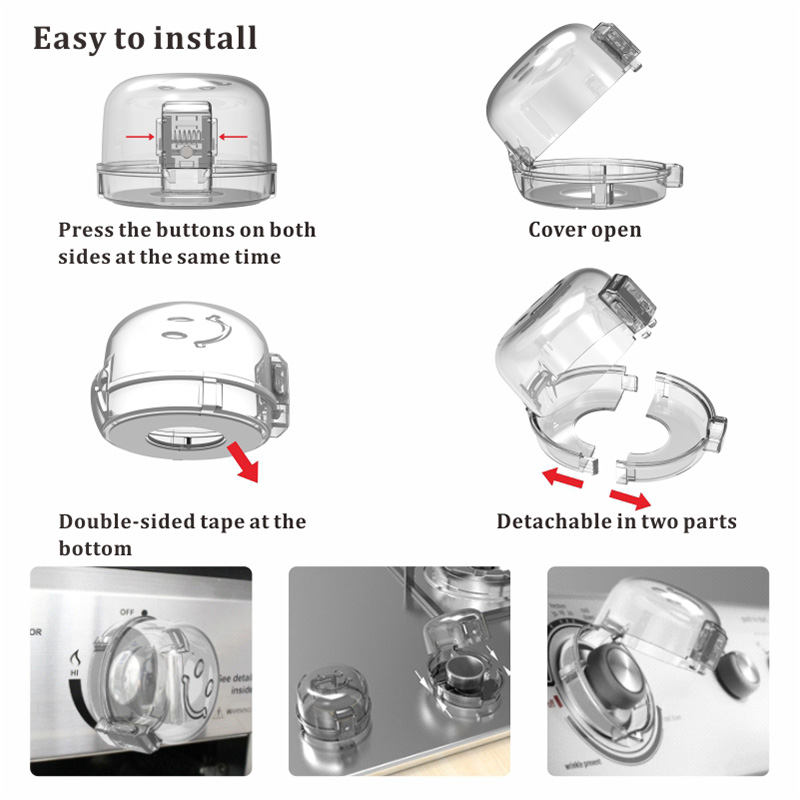 gas knob stove lock