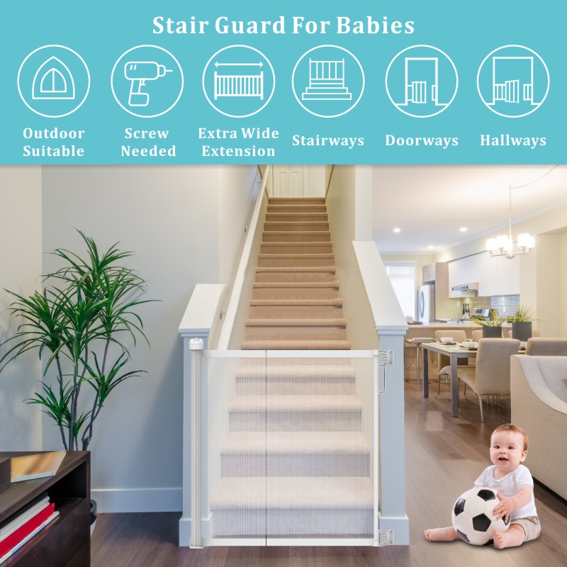 retractable baby gate