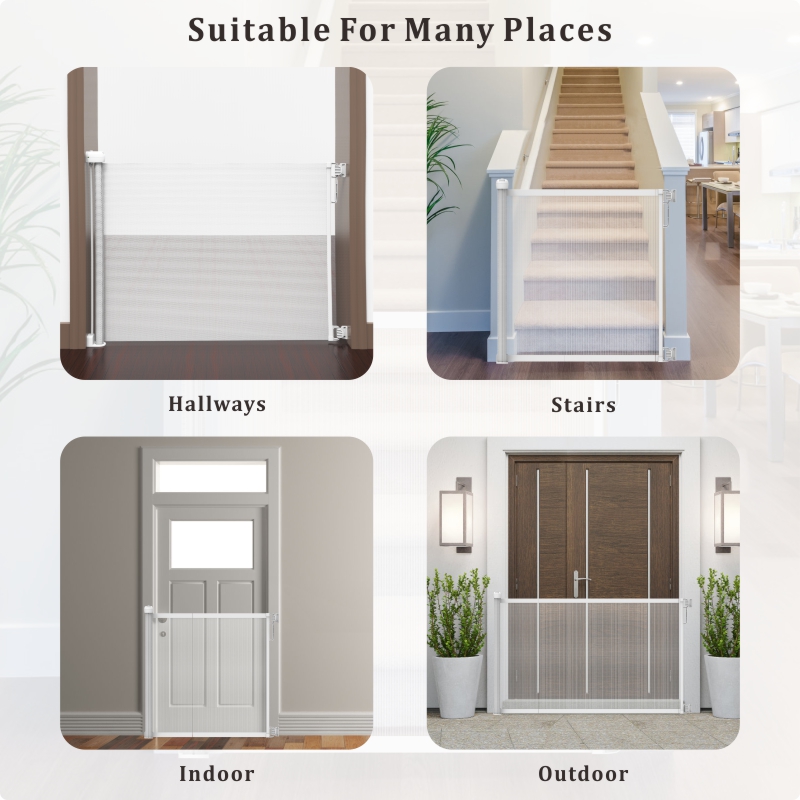 retractable baby mesh gate retractable baby mesh gate