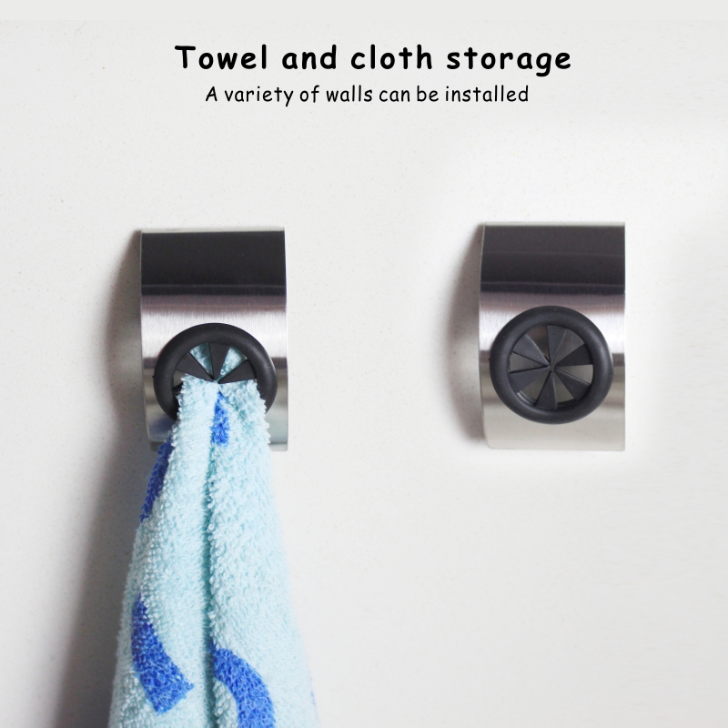 stainless steel towel hooks clamp