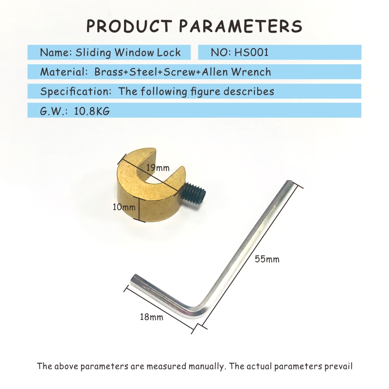 baby safety brass window lock