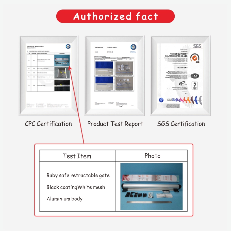 baby gates certificated