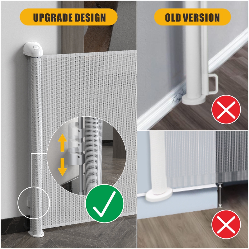 retractable safety gate