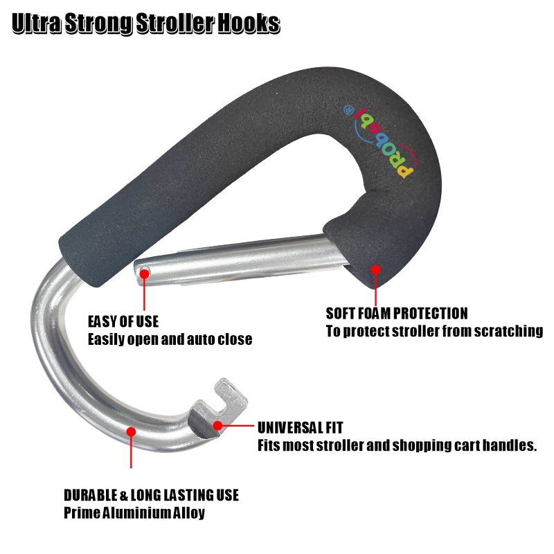 stroller clip hook