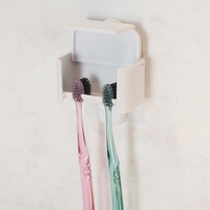 plastic toothbrush holder