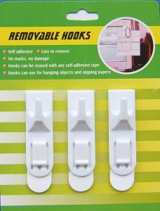 Adhesive office use hooks