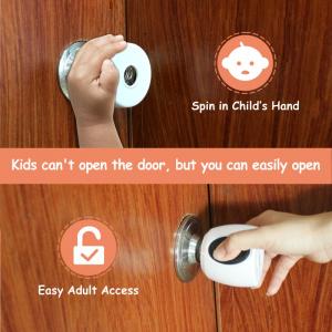 PP safety plastic door knob cover