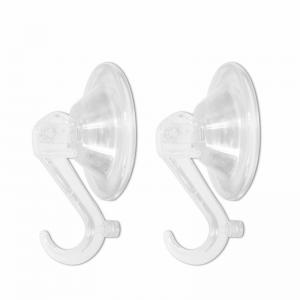 Reusable Transparent Plastic Suction Hook