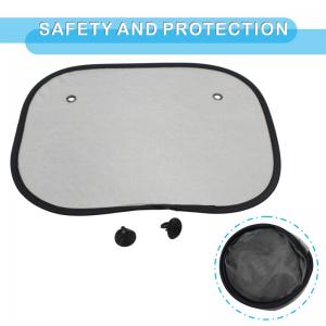 hot selling reflecting the sun rays with suction cup baby car sun shades