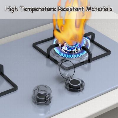 Kitchen transparent baby gas stove switch cover