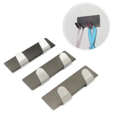 wall mounted metal slat adhesive hooks