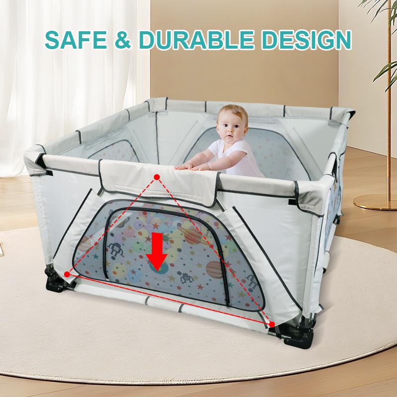 Alloy Steel Baby Playpen