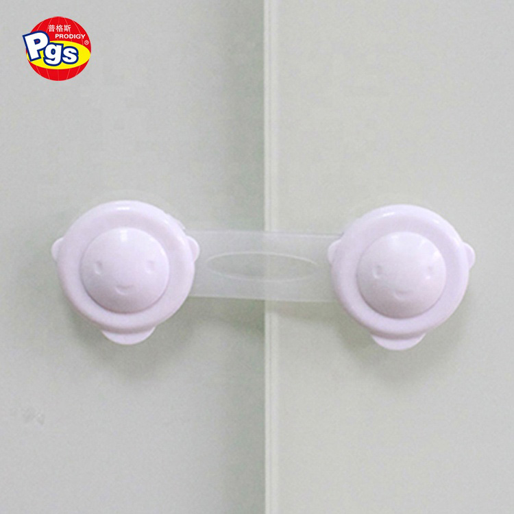 Smile face drawer locks for babies proofing