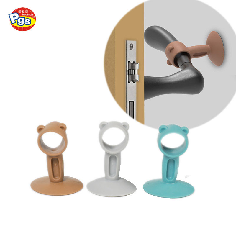 Silicone Bumper Doorknob Handle Stopper