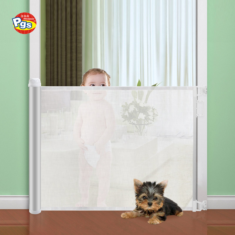 Retractable Rolling Stair Safety Gates for Babies and Pets