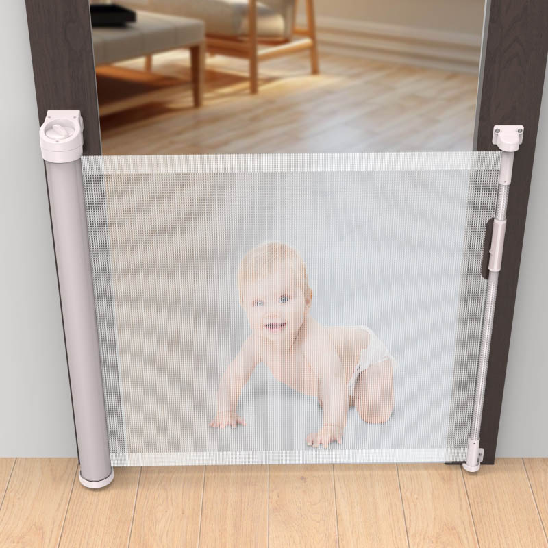 Non-Toxic Mesh Baby Retractable Safety Gates Manufacturer